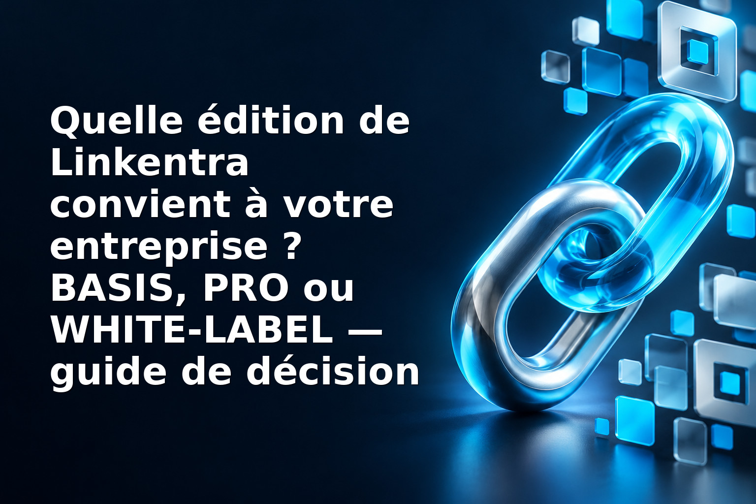 Quelle édition de Linkentra convient à votre entreprise ? BASIS, PRO ou WHITE‑LABEL — guide de décision