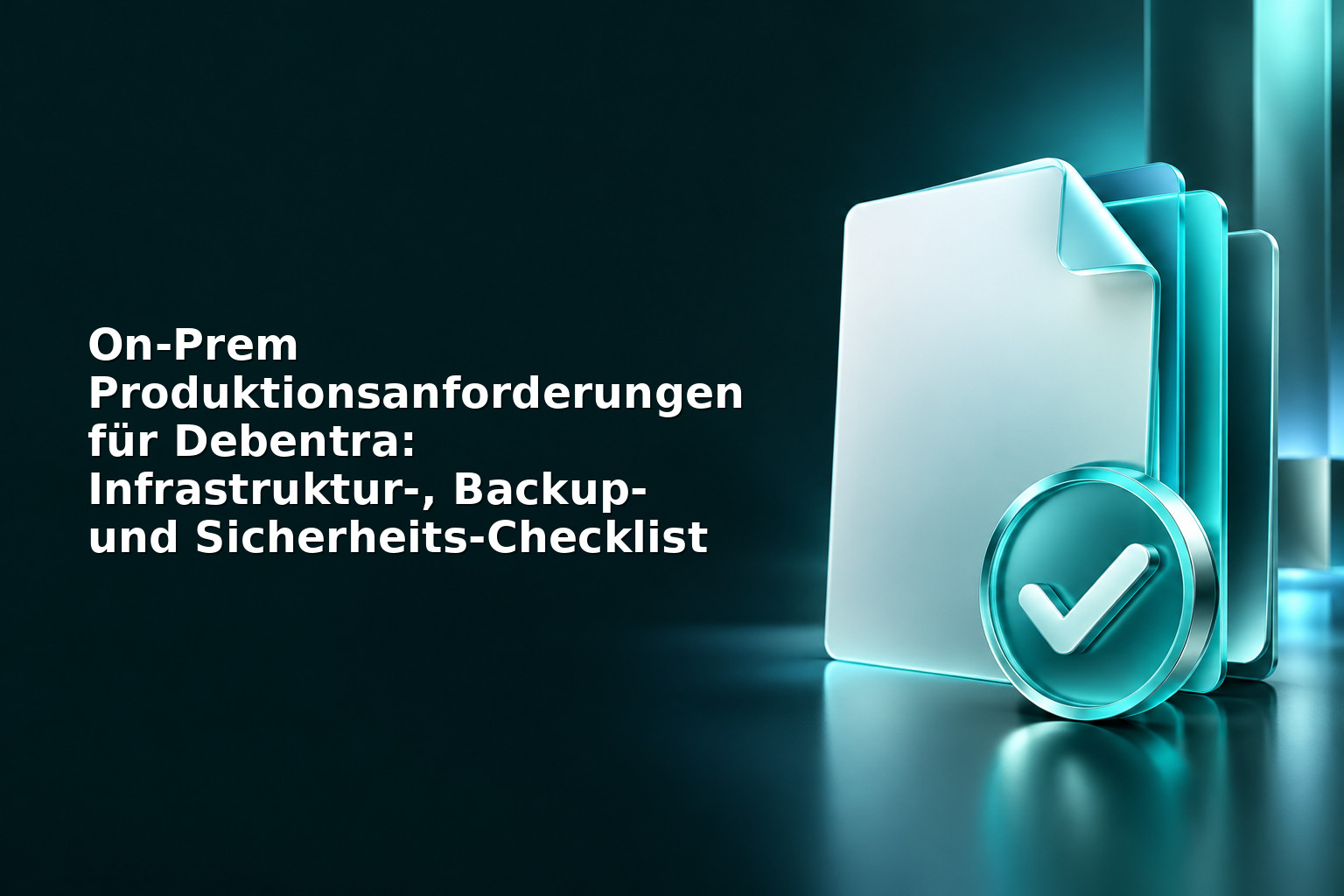 On‑Prem Produktionsanforderungen für Debentra: Infrastruktur-, Backup- und Sicherheits-Checklist
