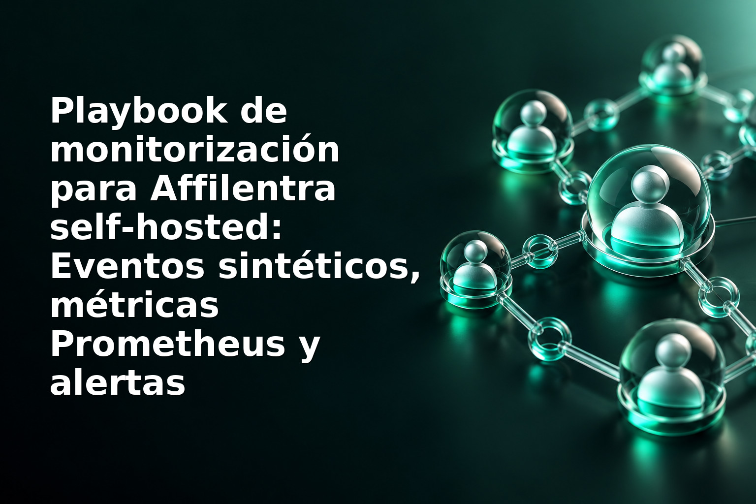 Playbook de monitorización para Affilentra self‑hosted: Eventos sintéticos, métricas Prometheus y alertas