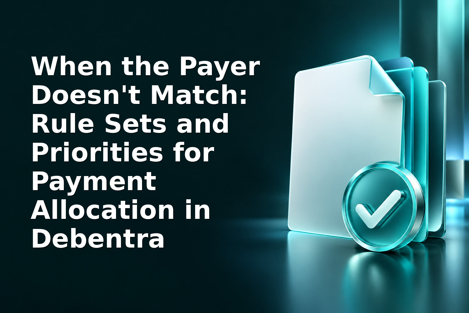 When the Payer Doesn't Match: Rule Sets and Priorities for Payment Allocation in Debentra