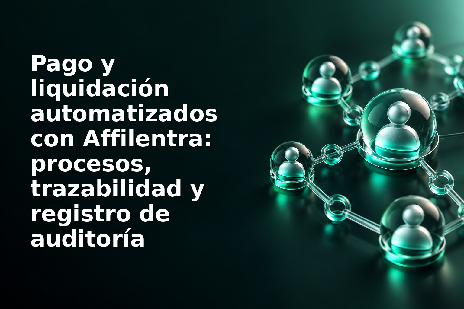 Pago y liquidación automatizados con Affilentra: procesos, trazabilidad y registro de auditoría