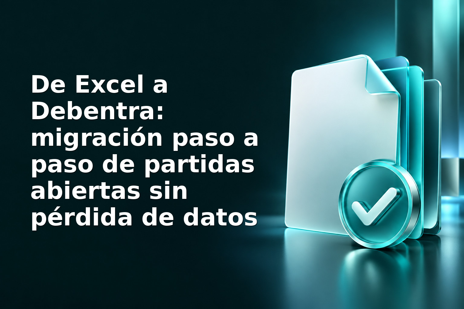 De Excel a Debentra: migración paso a paso de partidas abiertas sin pérdida de datos