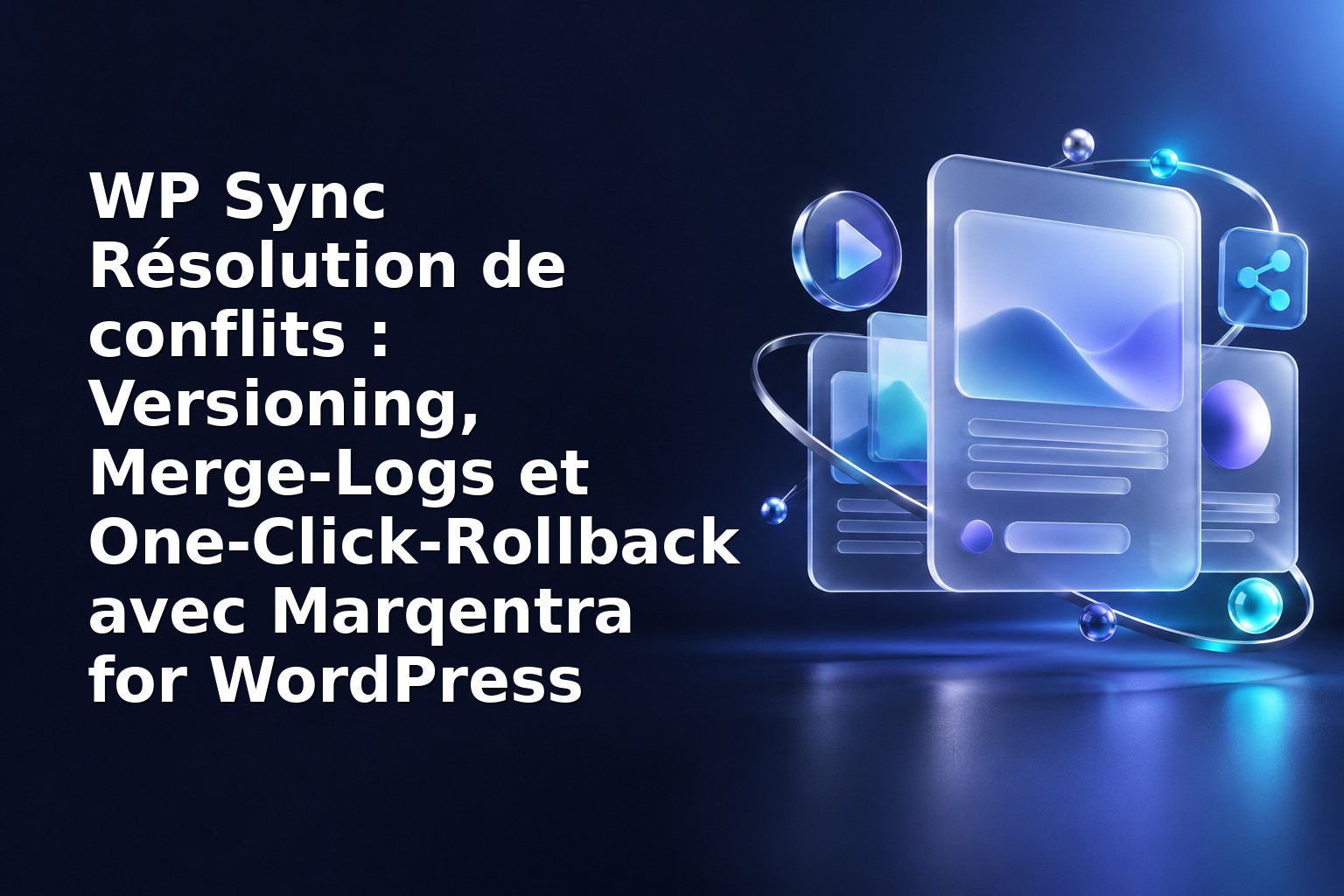 WP Sync Résolution de conflits : Versioning, Merge‑Logs et One‑Click‑Rollback avec Marqentra for WordPress