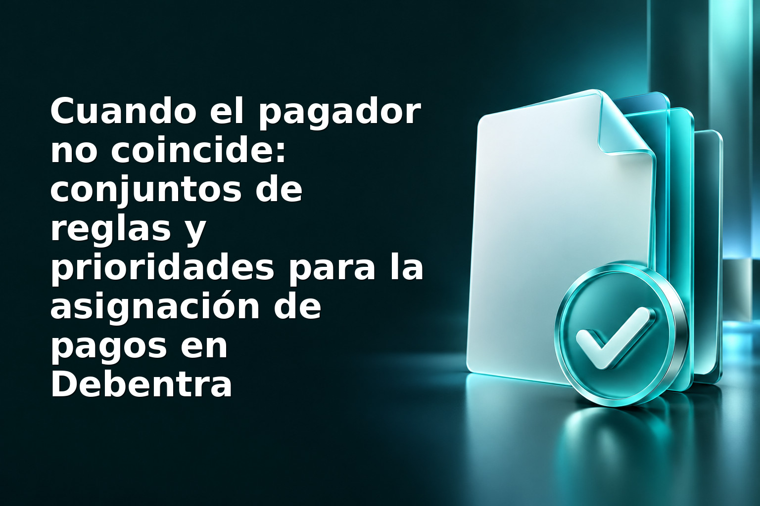 Cuando el pagador no coincide: conjuntos de reglas y prioridades para la asignación de pagos en Debentra