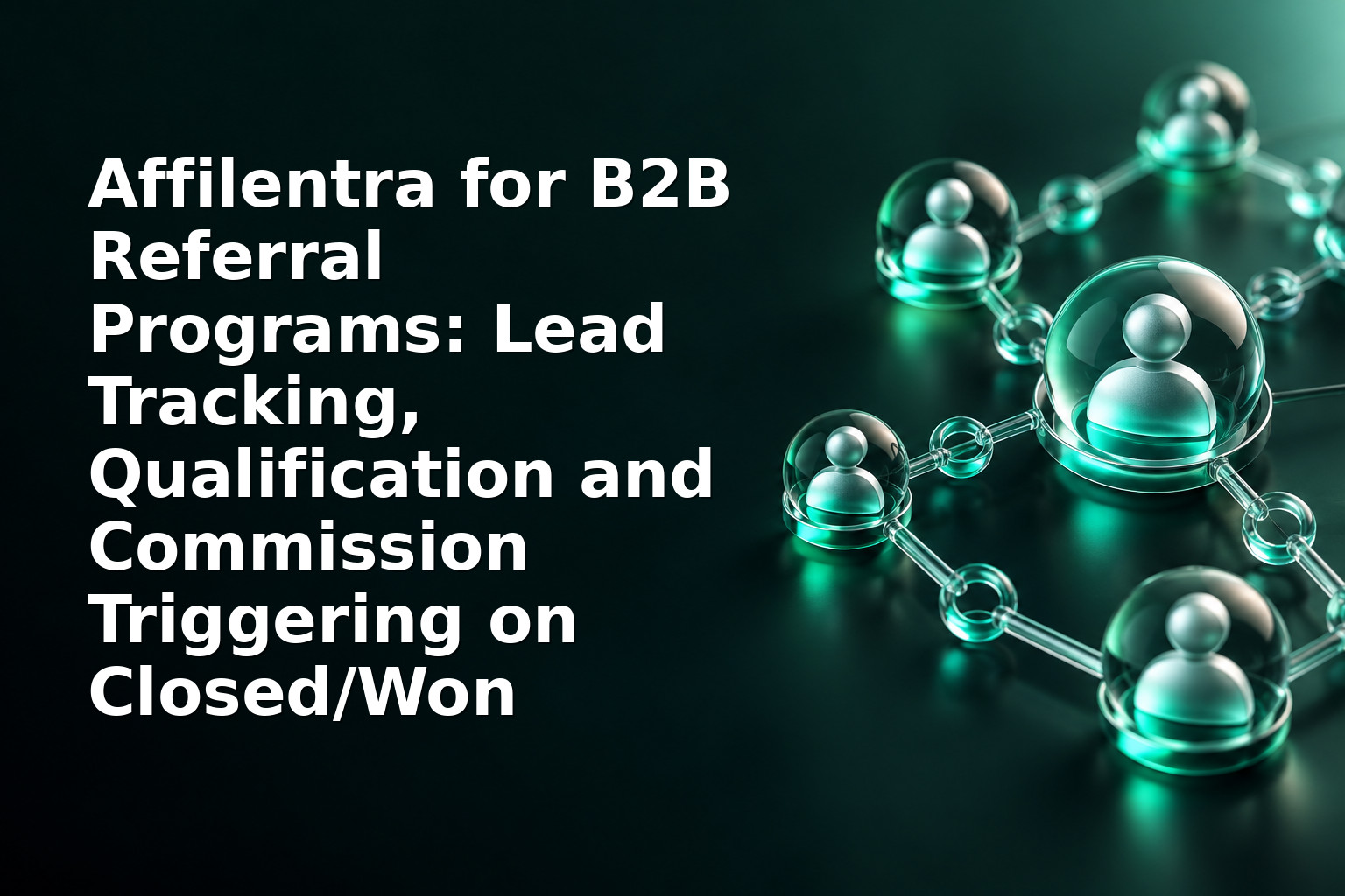 Affilentra for B2B Referral Programs: Lead Tracking, Qualification and Commission Triggering on Closed/Won