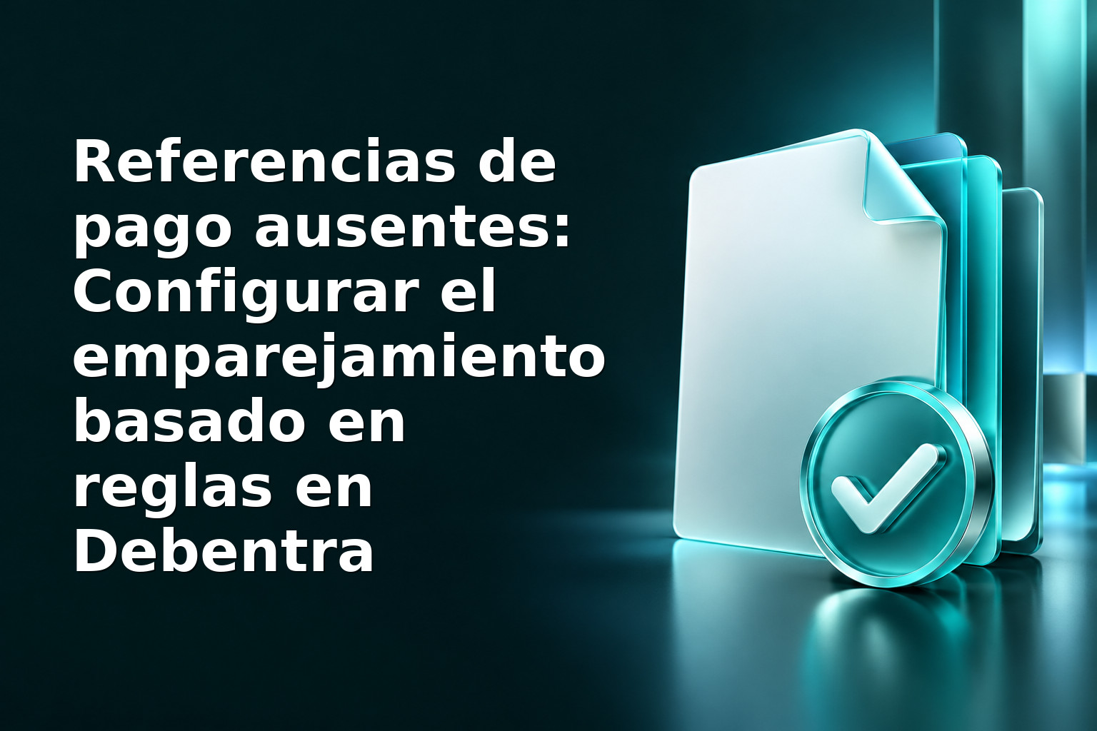 Referencias de pago ausentes: Configurar el emparejamiento basado en reglas en Debentra