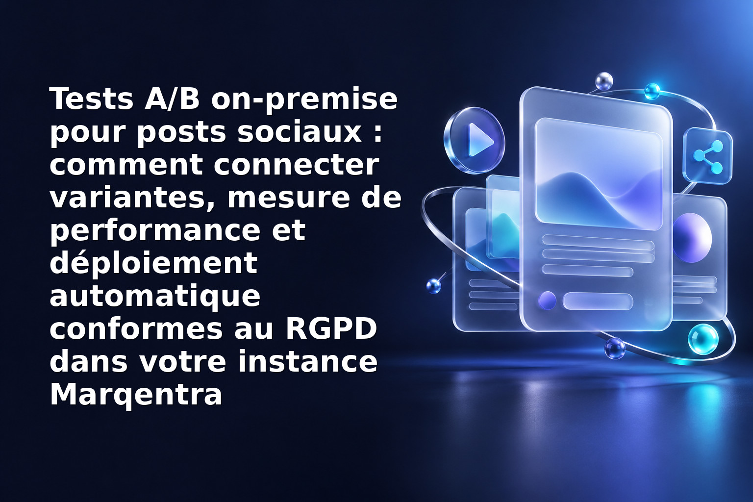 Tests A/B on‑premise pour posts sociaux : comment connecter variantes, mesure de performance et déploiement automatique conformes au RGPD dans votre instance Marqentra