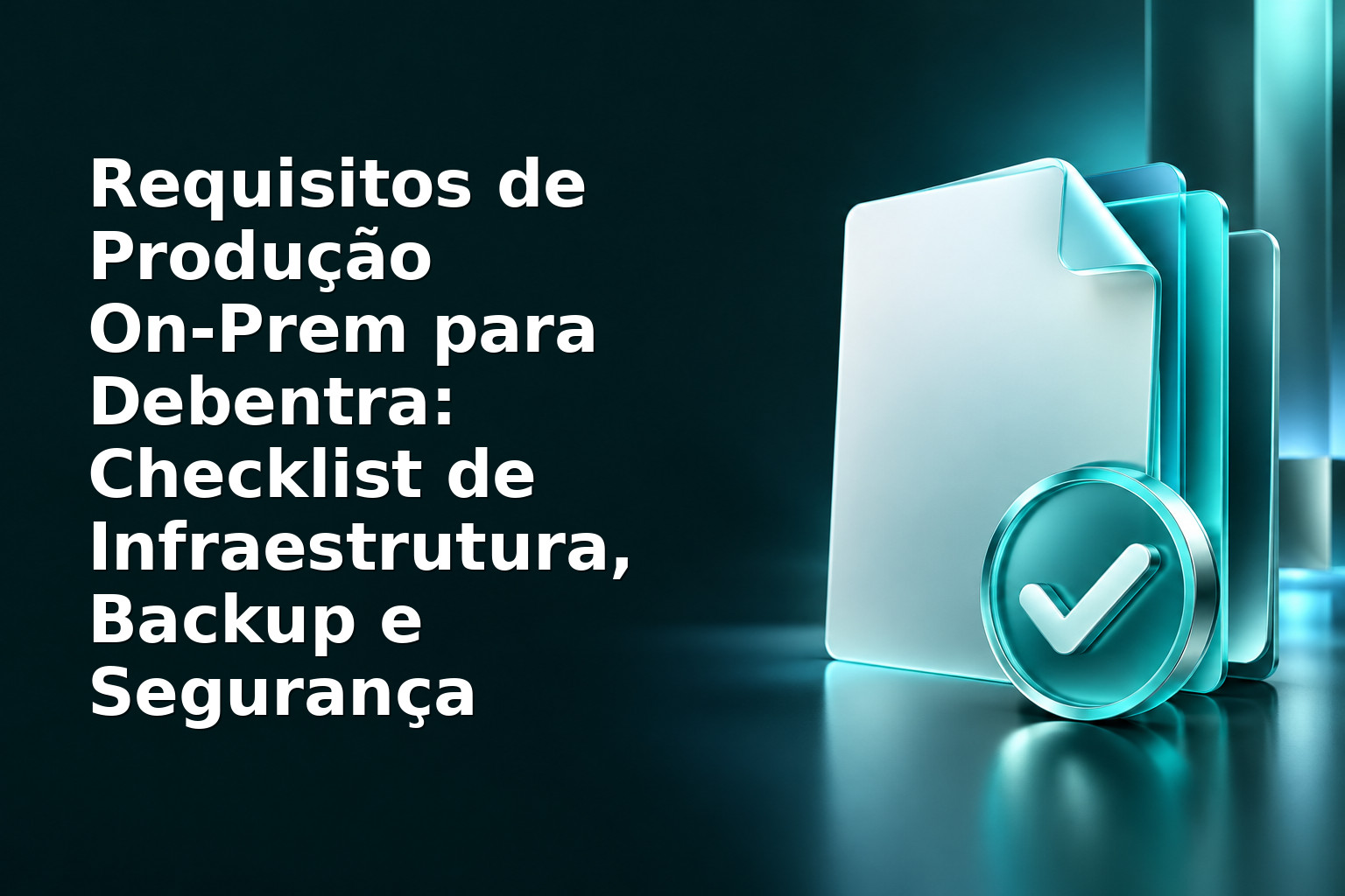 Requisitos de Produção On‑Prem para Debentra: Checklist de Infraestrutura, Backup e Segurança