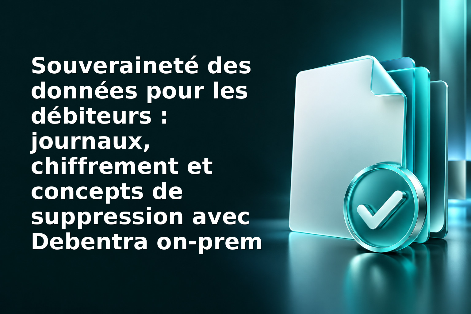 Souveraineté des données pour les débiteurs : journaux, chiffrement et concepts de suppression avec Debentra on‑prem