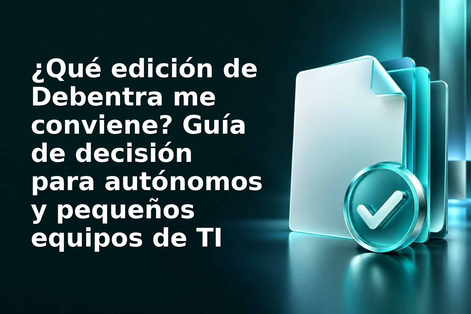 ¿Qué edición de Debentra me conviene? Guía de decisión para autónomos y pequeños equipos de TI