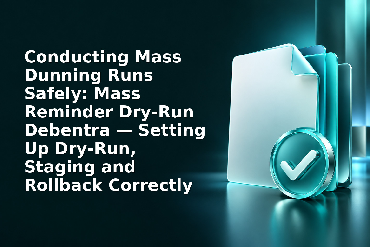 Conducting Mass Dunning Runs Safely: Mass Reminder Dry‑Run Debentra — Setting Up Dry‑Run, Staging and Rollback Correctly