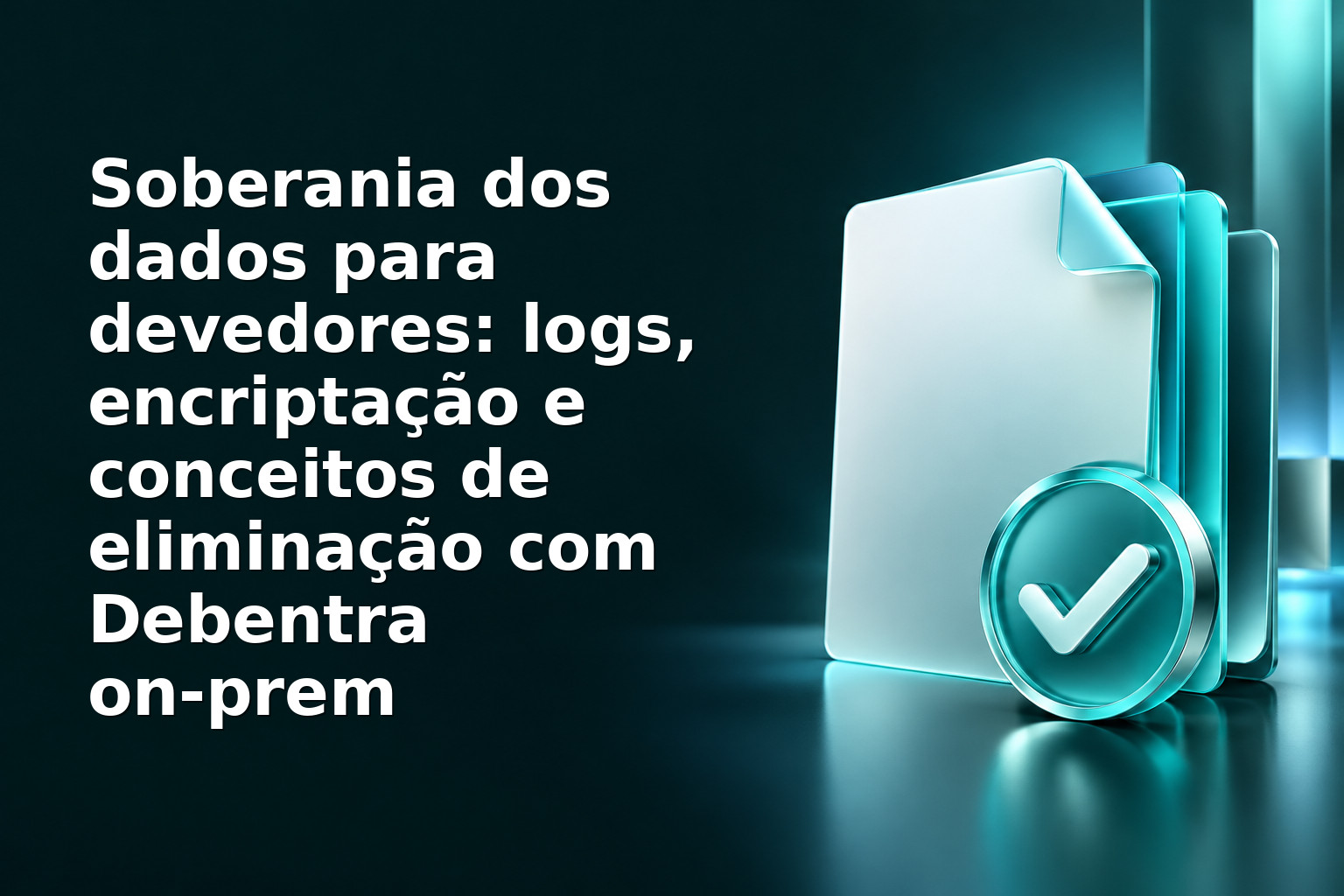 Soberania dos dados para devedores: logs, encriptação e conceitos de eliminação com Debentra on‑prem