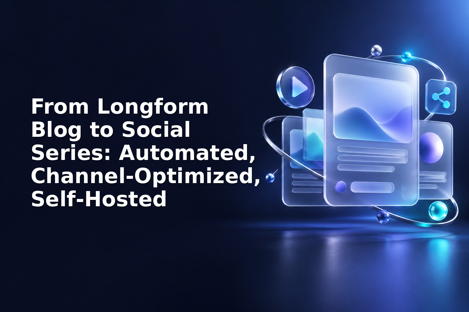 From Longform Blog to Social Series: Automated, Channel‑Optimized, Self‑Hosted