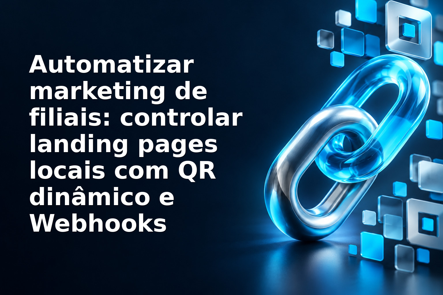 Automatizar marketing de filiais: controlar landing pages locais com QR dinâmico e Webhooks