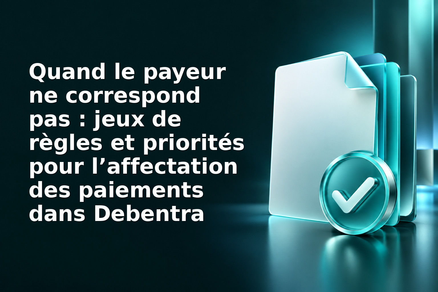Quand le payeur ne correspond pas : jeux de règles et priorités pour l’affectation des paiements dans Debentra