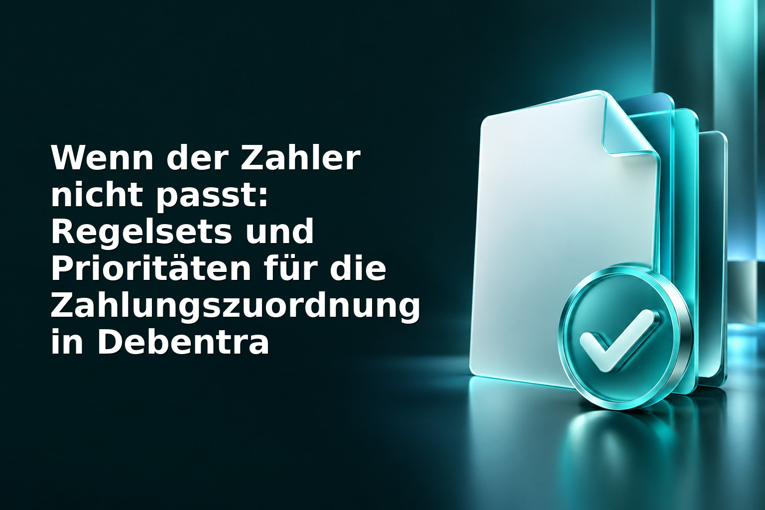 Wenn der Zahler nicht passt: Regelsets und Prioritäten für die Zahlungszuordnung in Debentra