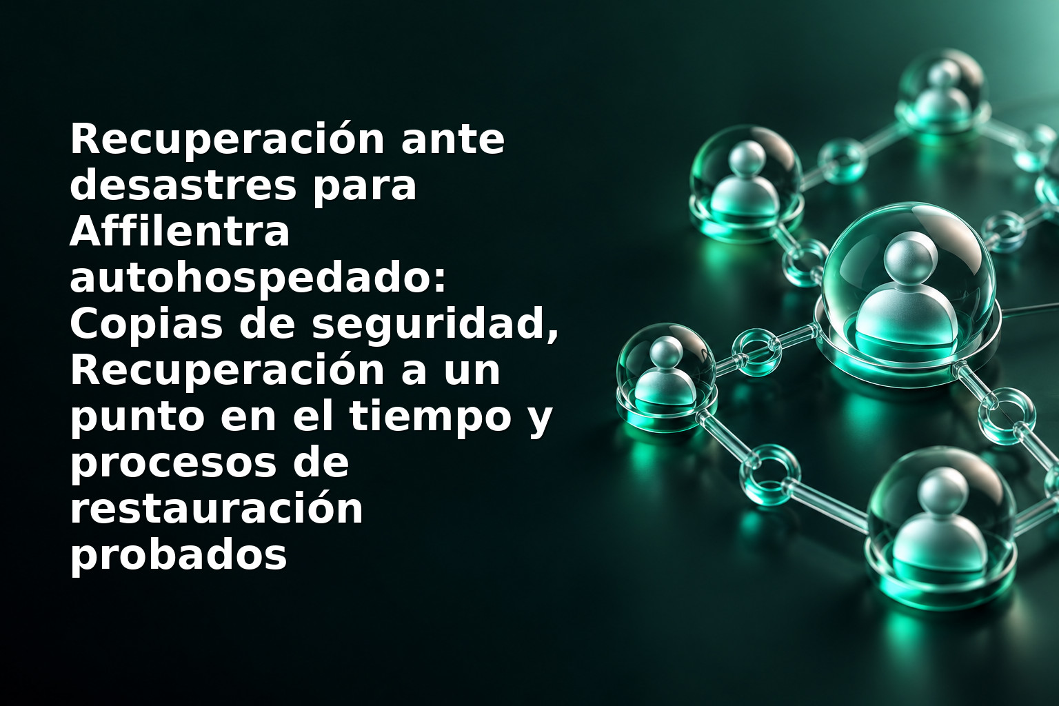 Recuperación ante desastres para Affilentra autohospedado: Copias de seguridad, Recuperación a un punto en el tiempo y procesos de restauración probados