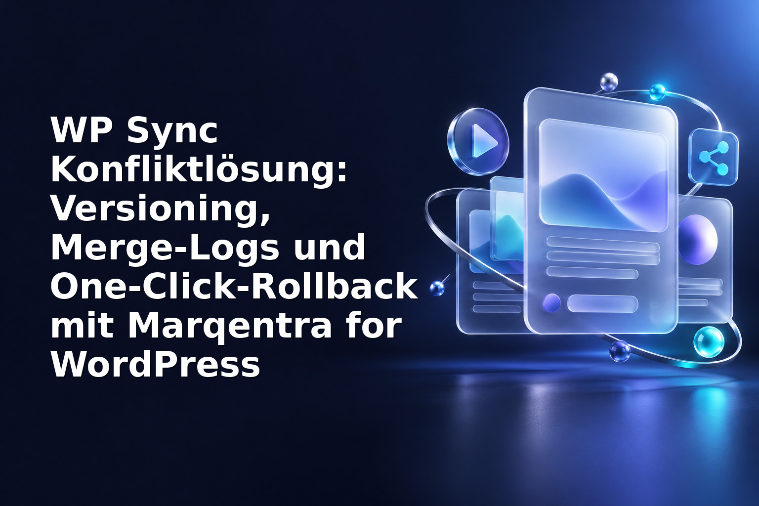 WP Sync Konfliktlösung: Versioning, Merge‑Logs und One‑Click‑Rollback mit Marqentra for WordPress