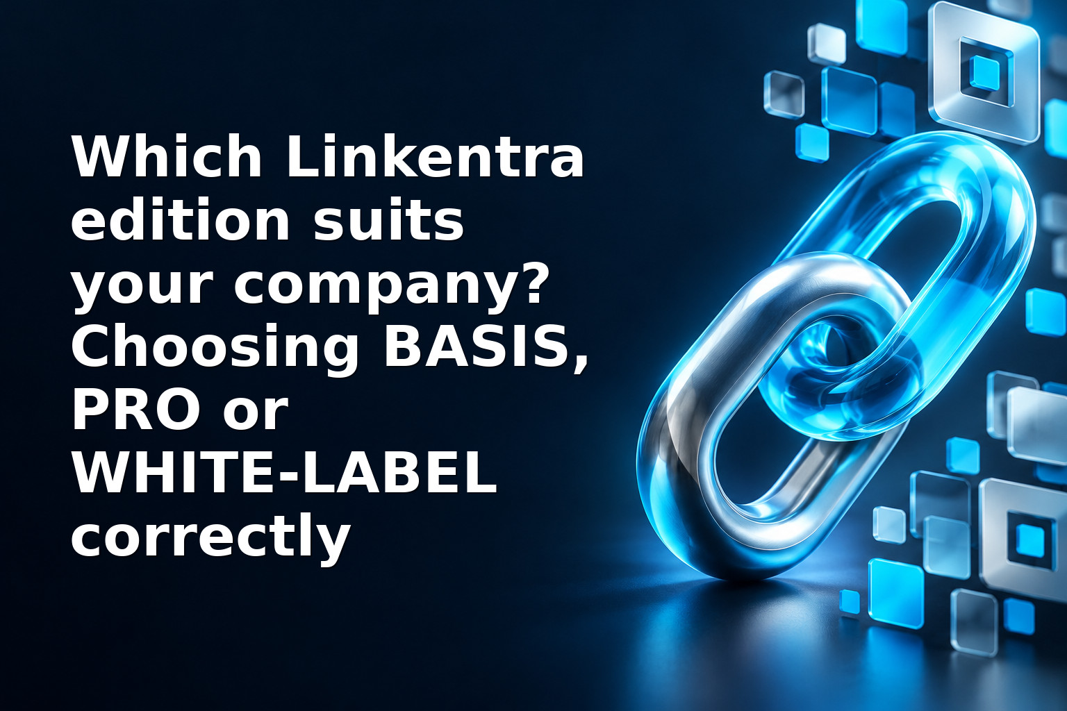 Which Linkentra edition suits your company? Choosing BASIS, PRO or WHITE‑LABEL correctly