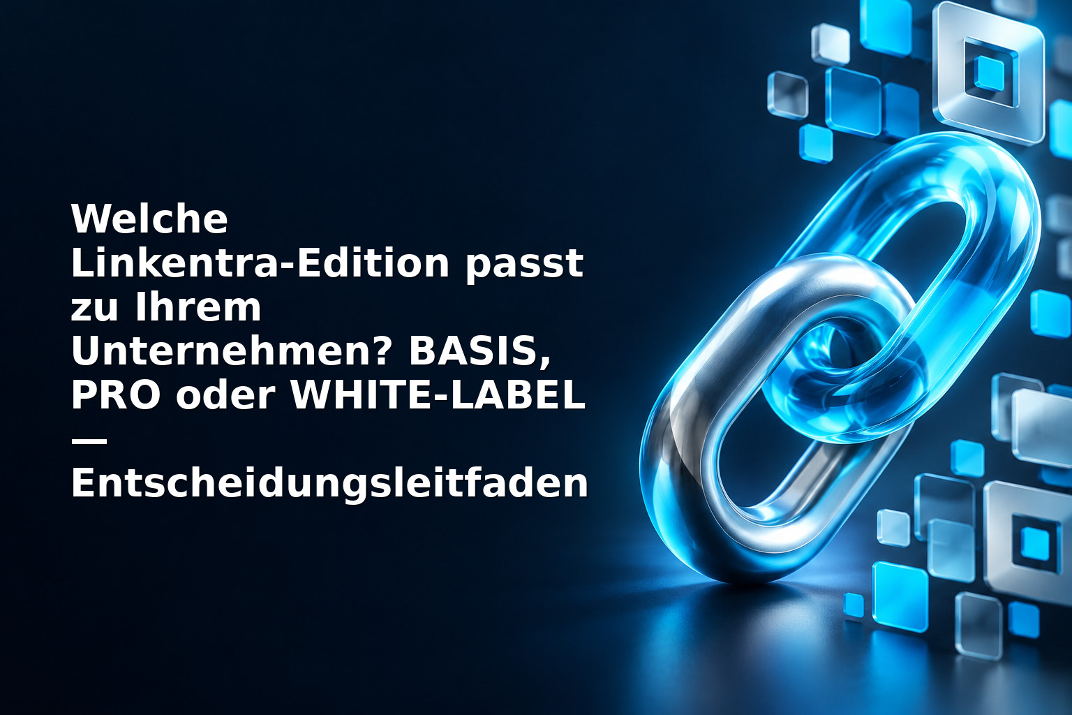 Welche Linkentra‑Edition passt zu Ihrem Unternehmen? BASIS, PRO oder WHITE‑LABEL — Entscheidungsleitfaden