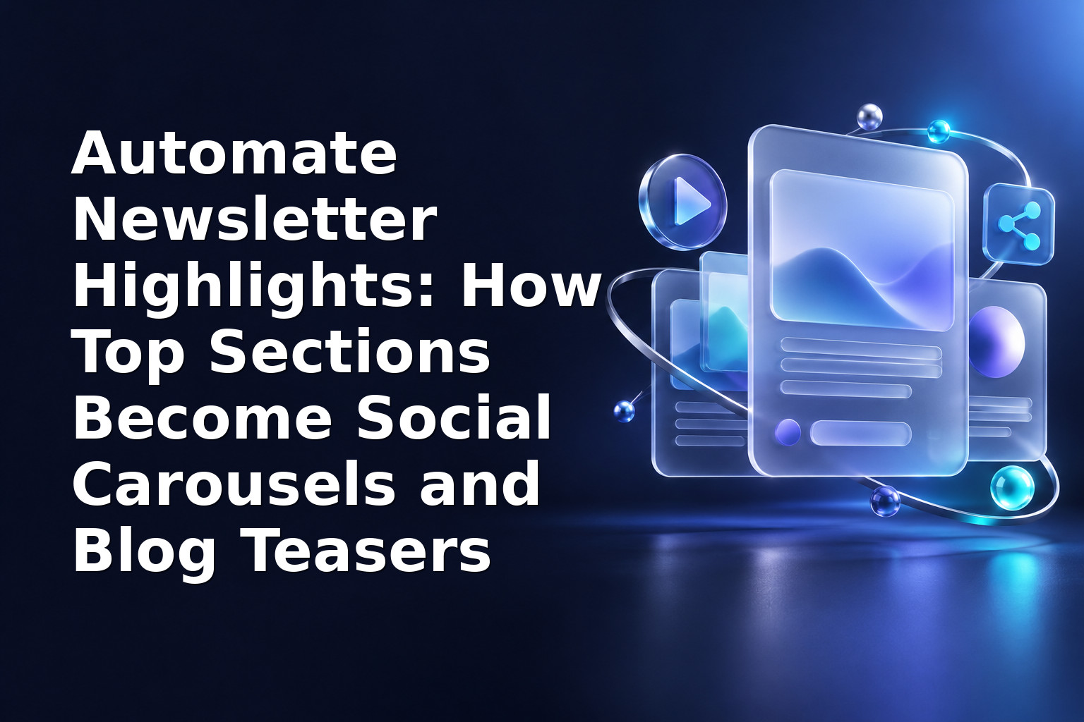Automate Newsletter Highlights: How Top Sections Become Social Carousels and Blog Teasers
