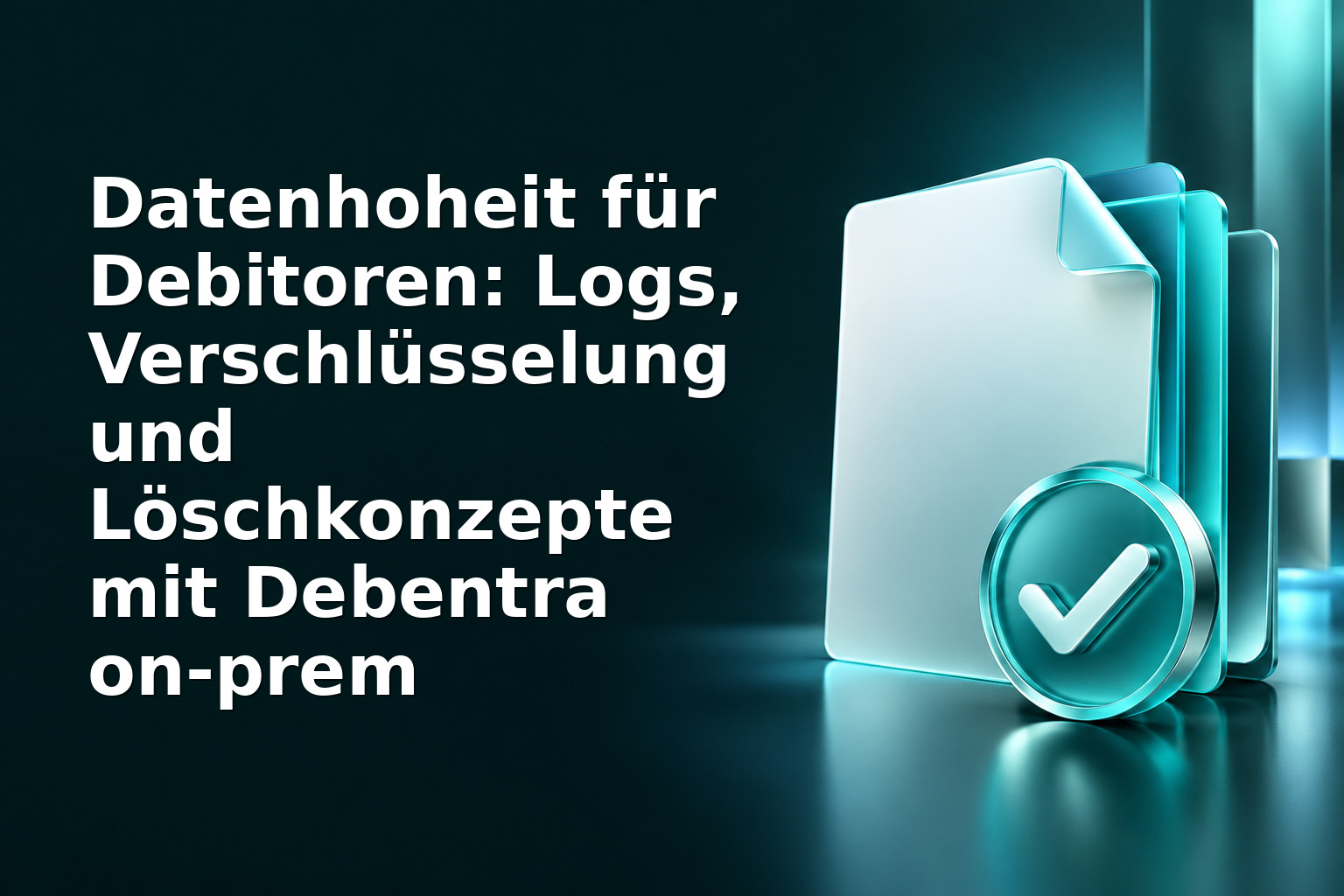 Datenhoheit für Debitoren: Logs, Verschlüsselung und Löschkonzepte mit Debentra on‑prem