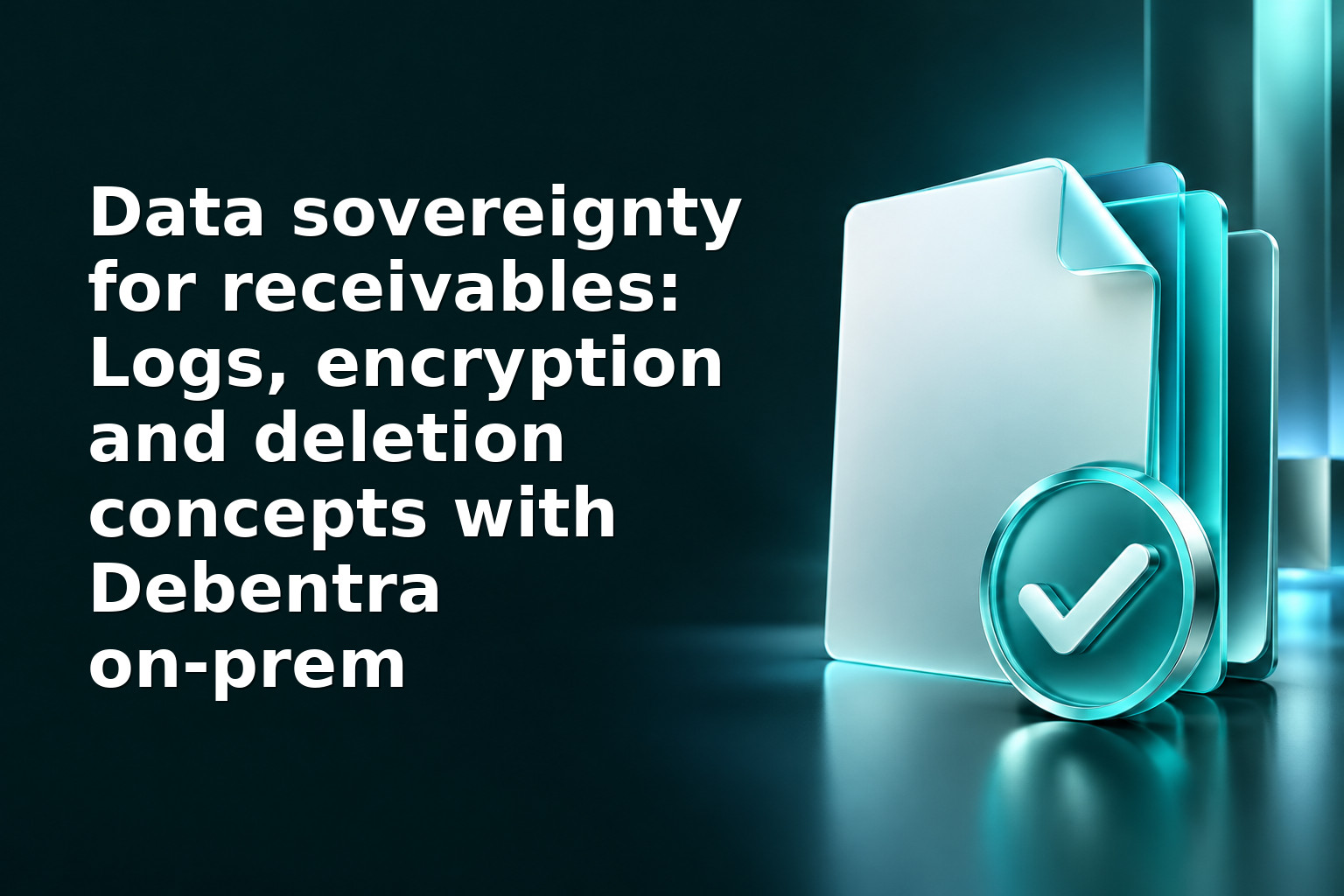 Data sovereignty for receivables: Logs, encryption and deletion concepts with Debentra on‑prem