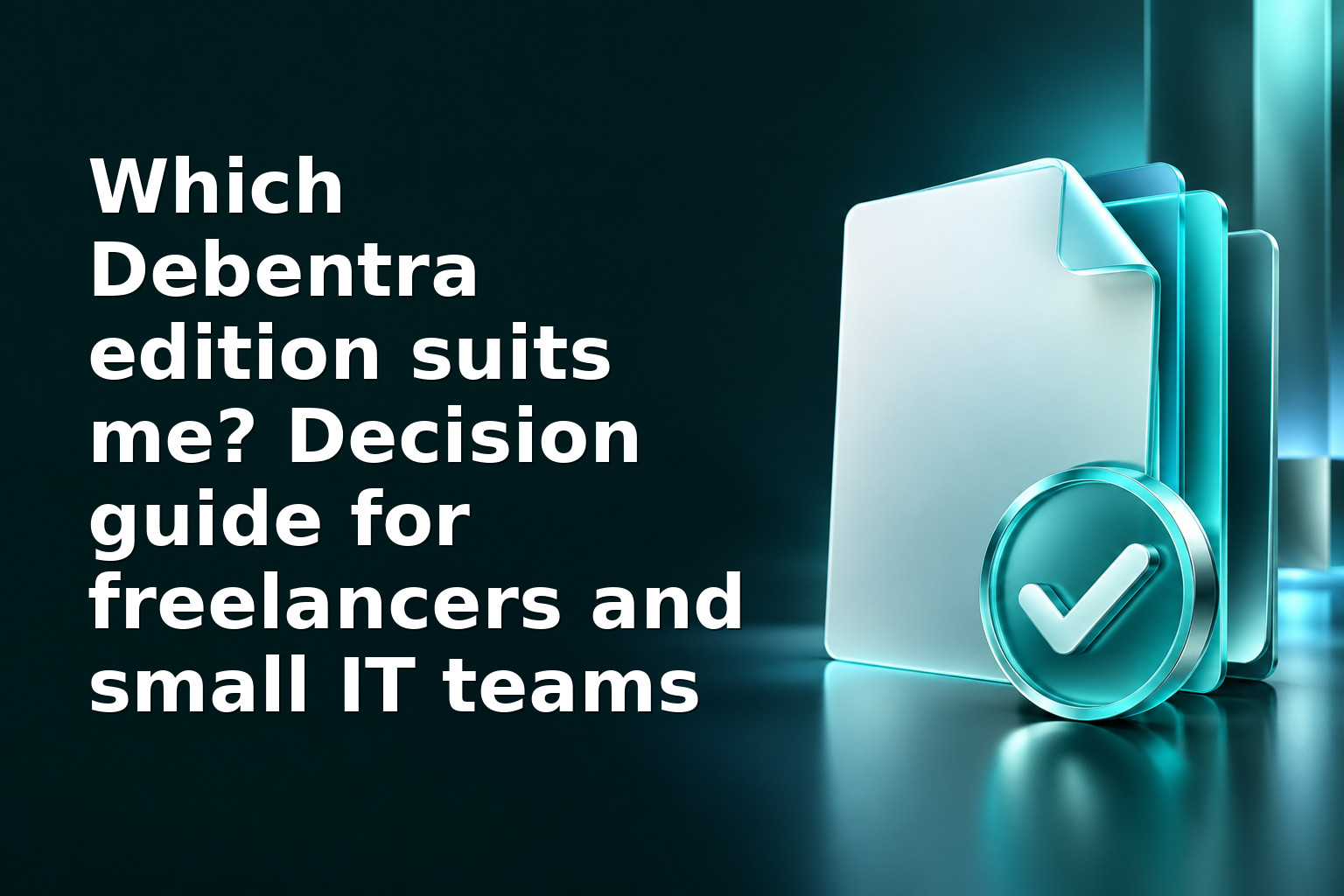 Which Debentra edition suits me? Decision guide for freelancers and small IT teams