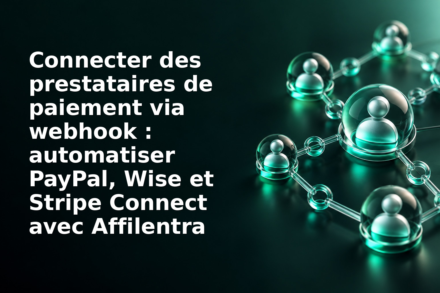 Connecter des prestataires de paiement via webhook : automatiser PayPal, Wise et Stripe Connect avec Affilentra
