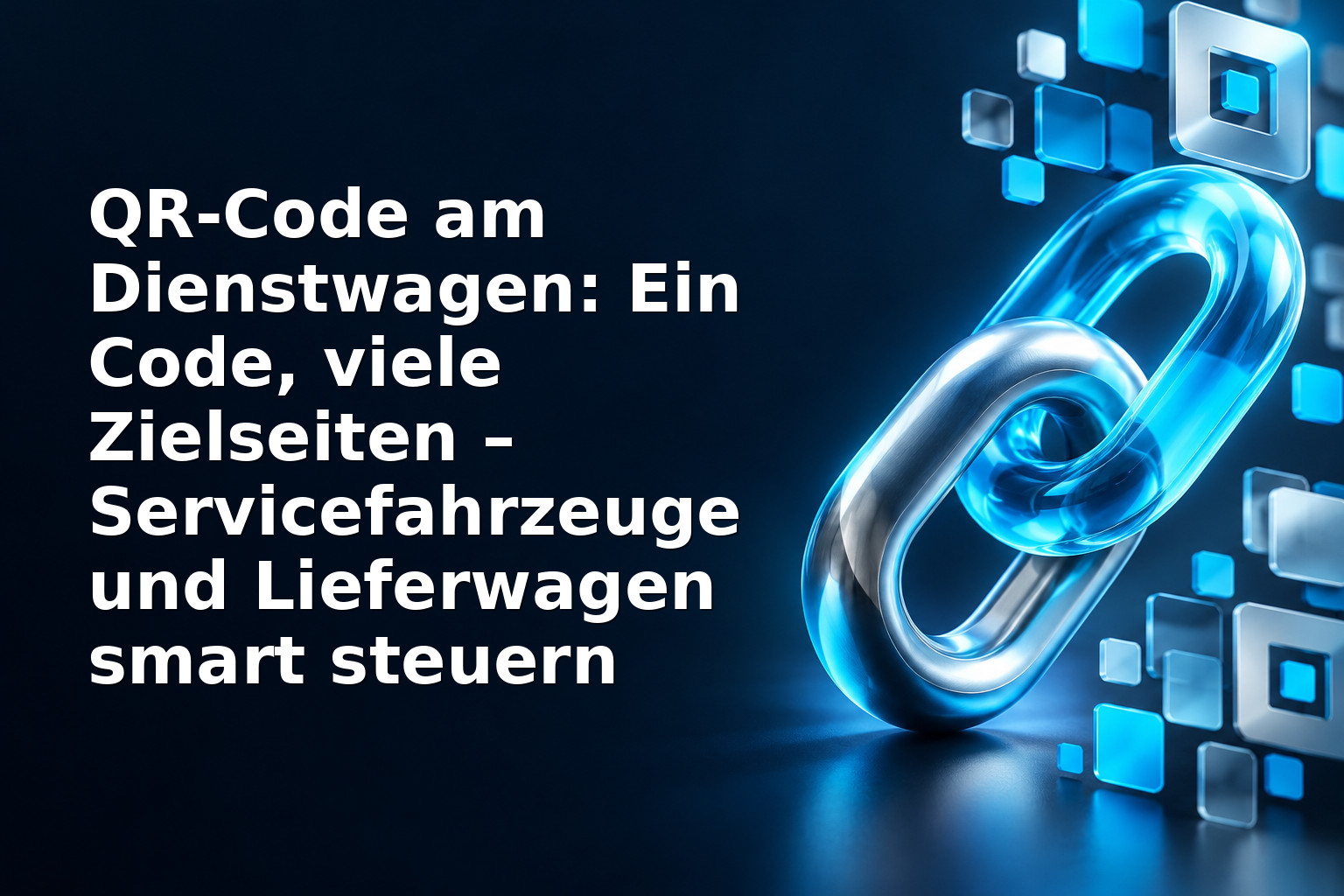 QR‑Code am Dienstwagen: Ein Code, viele Zielseiten – Servicefahrzeuge und Lieferwagen smart steuern