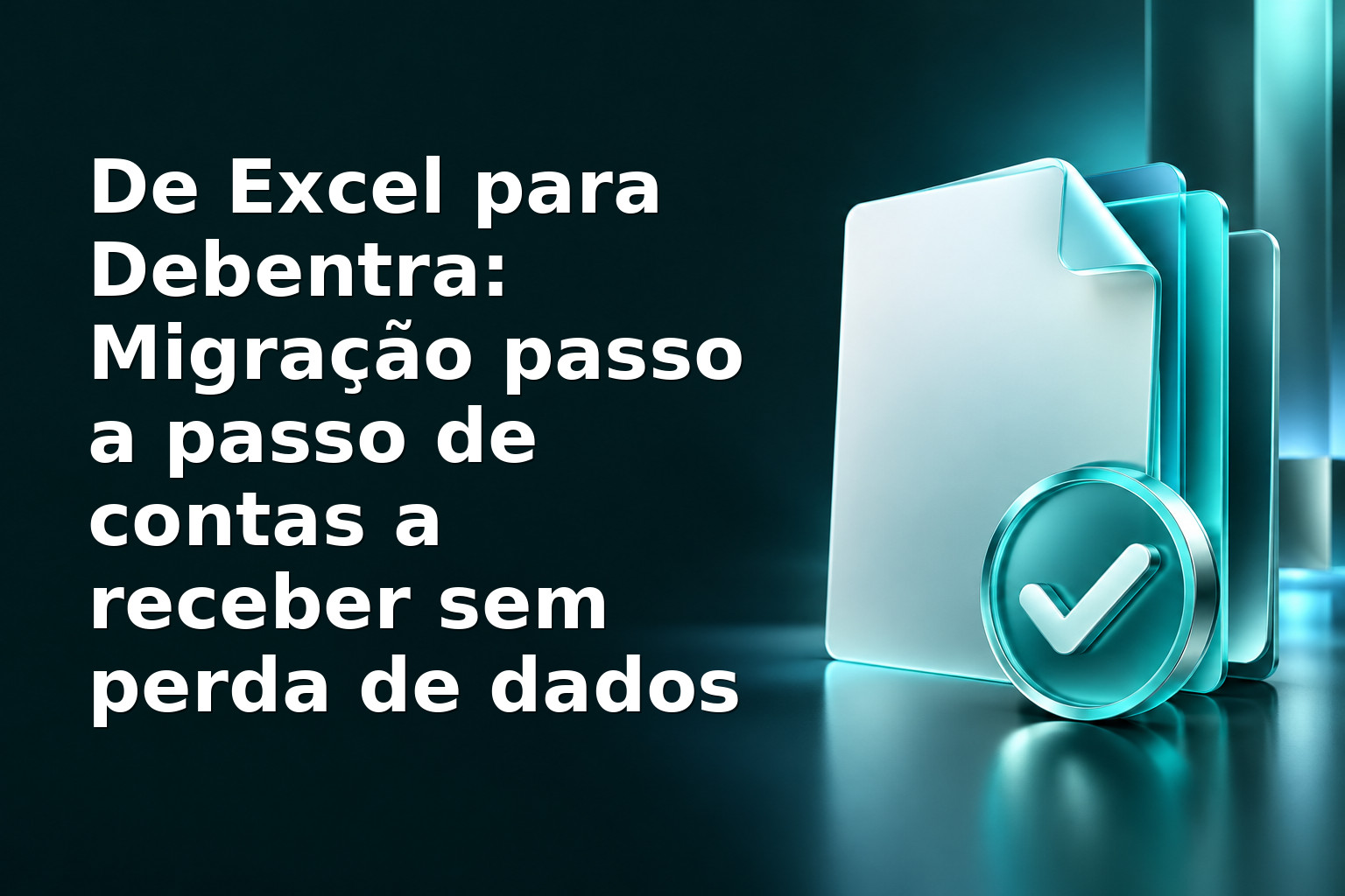 De Excel para Debentra: Migração passo a passo de contas a receber sem perda de dados