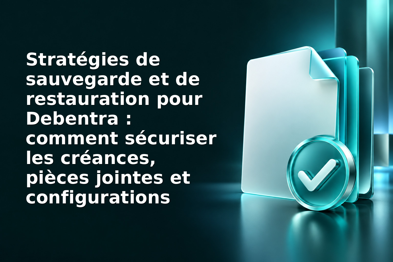 Stratégies de sauvegarde et de restauration pour Debentra : comment sécuriser les créances, pièces jointes et configurations