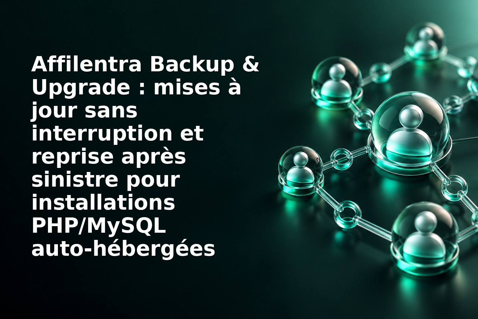 Affilentra Backup & Upgrade : mises à jour sans interruption et reprise après sinistre pour installations PHP/MySQL auto‑hébergées