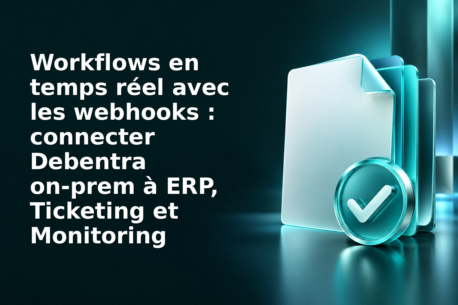 Workflows en temps réel avec les webhooks : connecter Debentra on‑prem à ERP, Ticketing et Monitoring
