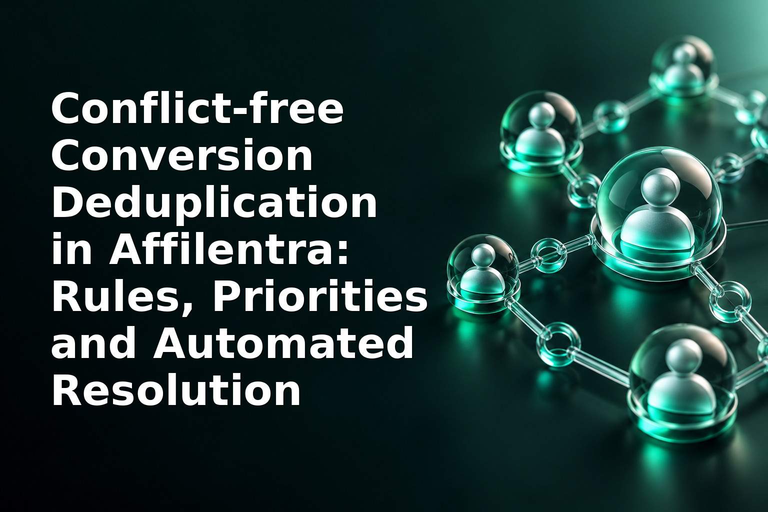 Conflict-free Conversion Deduplication in Affilentra: Rules, Priorities and Automated Resolution