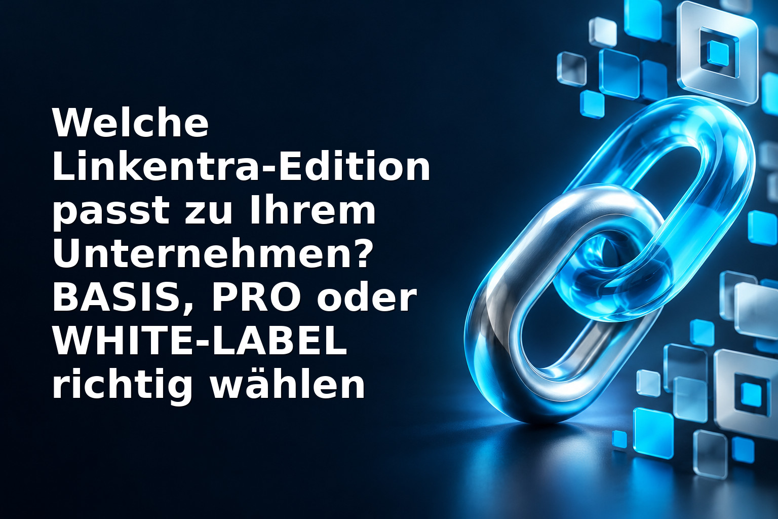 Welche Linkentra‑Edition passt zu Ihrem Unternehmen? BASIS, PRO oder WHITE‑LABEL richtig wählen