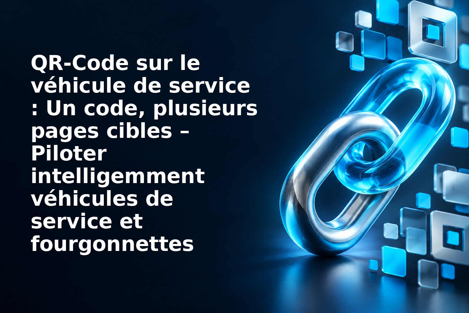 QR‑Code sur le véhicule de service : Un code, plusieurs pages cibles – Piloter intelligemment véhicules de service et fourgonnettes