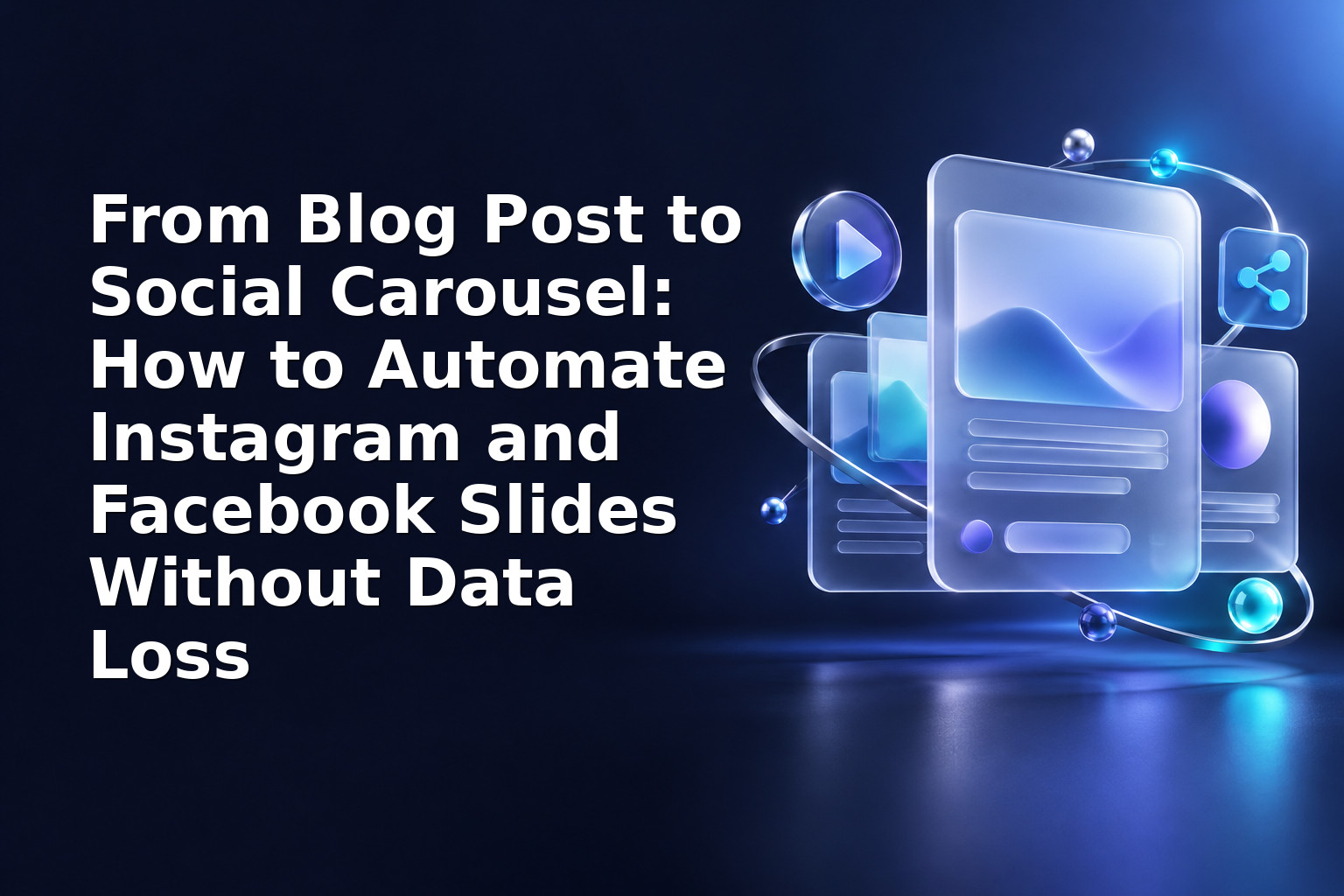 From Blog Post to Social Carousel: How to Automate Instagram and Facebook Slides Without Data Loss