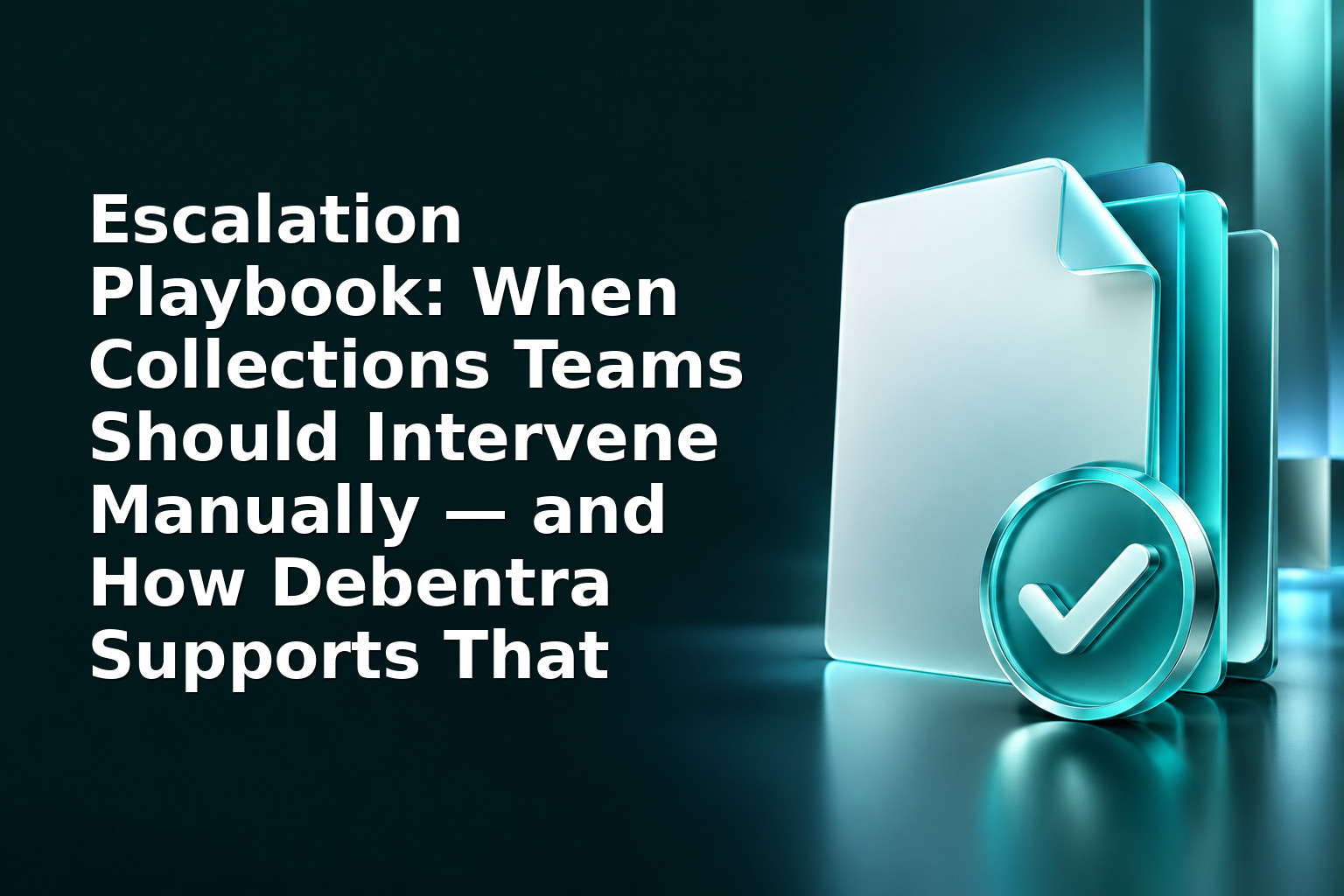 Escalation Playbook: When Collections Teams Should Intervene Manually — and How Debentra Supports That