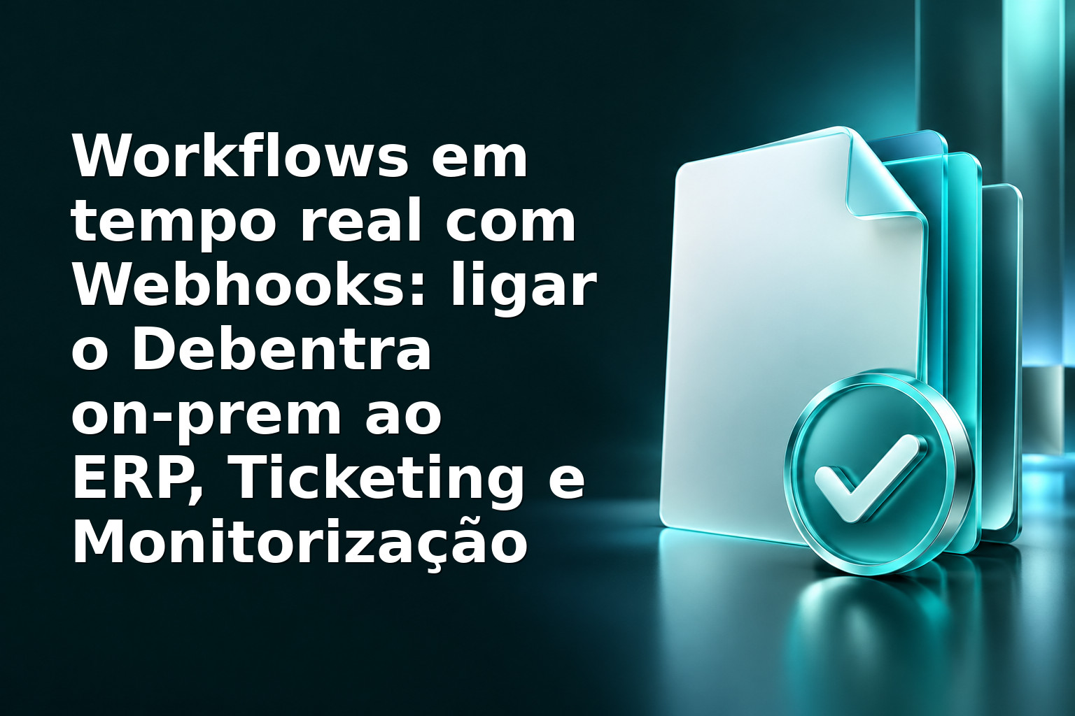 Workflows em tempo real com Webhooks: ligar o Debentra on‑prem ao ERP, Ticketing e Monitorização