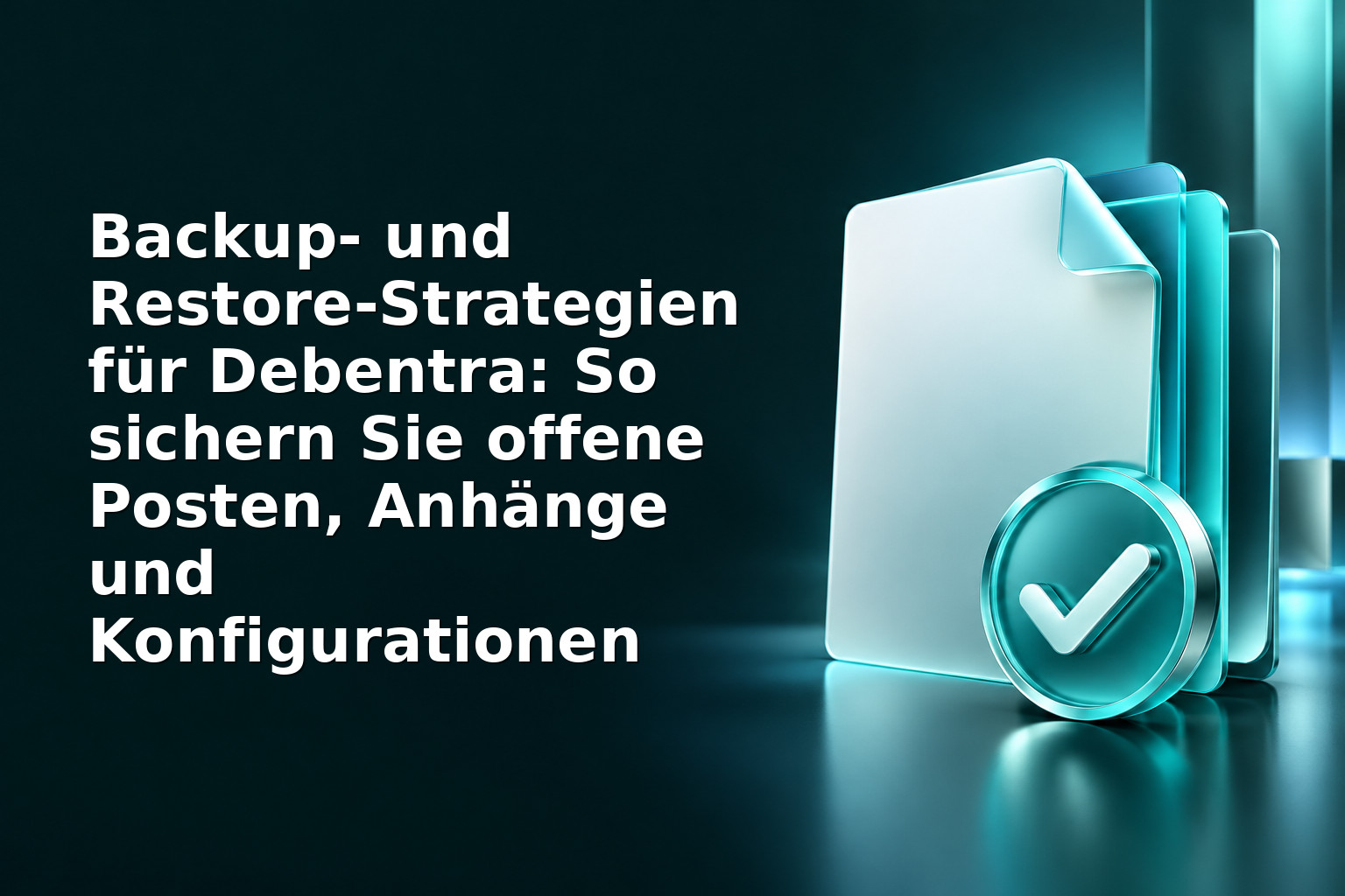 Backup‑ und Restore‑Strategien für Debentra: So sichern Sie offene Posten, Anhänge und Konfigurationen