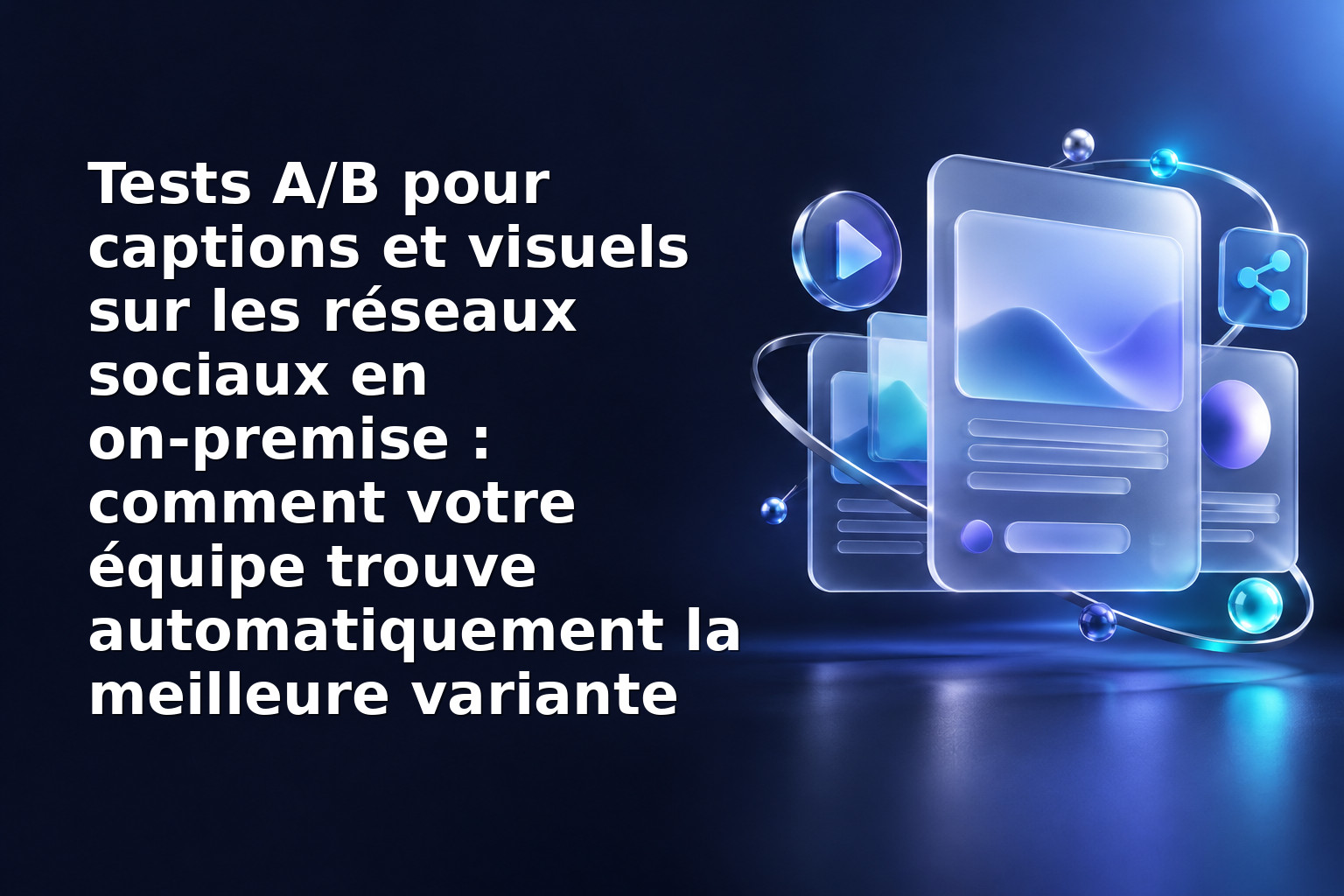 Tests A/B pour captions et visuels sur les réseaux sociaux en on‑premise : comment votre équipe trouve automatiquement la meilleure variante