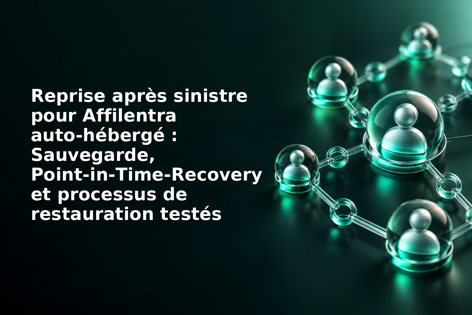 Reprise après sinistre pour Affilentra auto‑hébergé : Sauvegarde, Point‑in‑Time‑Recovery et processus de restauration testés
