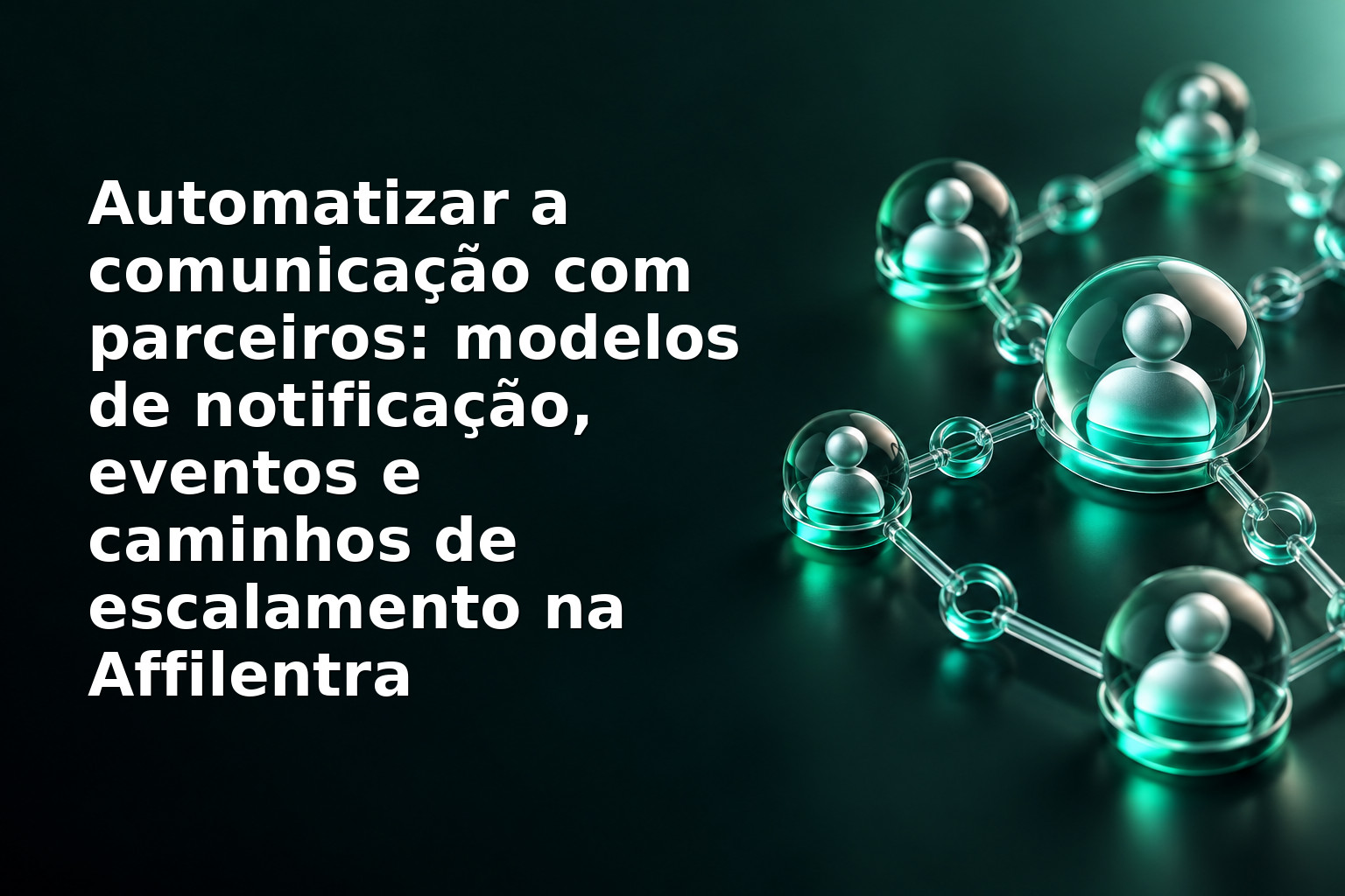 Automatizar a comunicação com parceiros: modelos de notificação, eventos e caminhos de escalamento na Affilentra