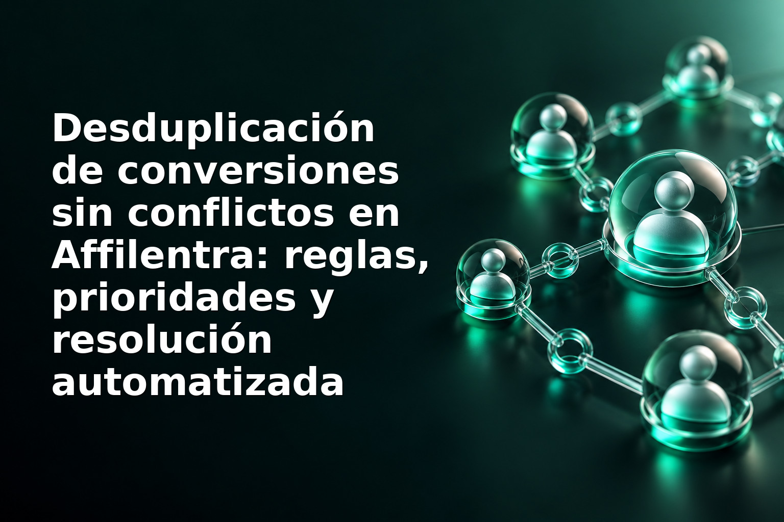 Desduplicación de conversiones sin conflictos en Affilentra: reglas, prioridades y resolución automatizada