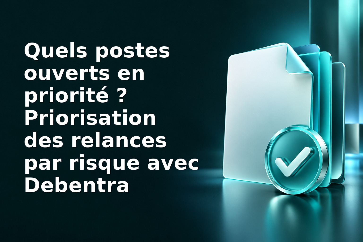 Quels postes ouverts en priorité ? Priorisation des relances par risque avec Debentra