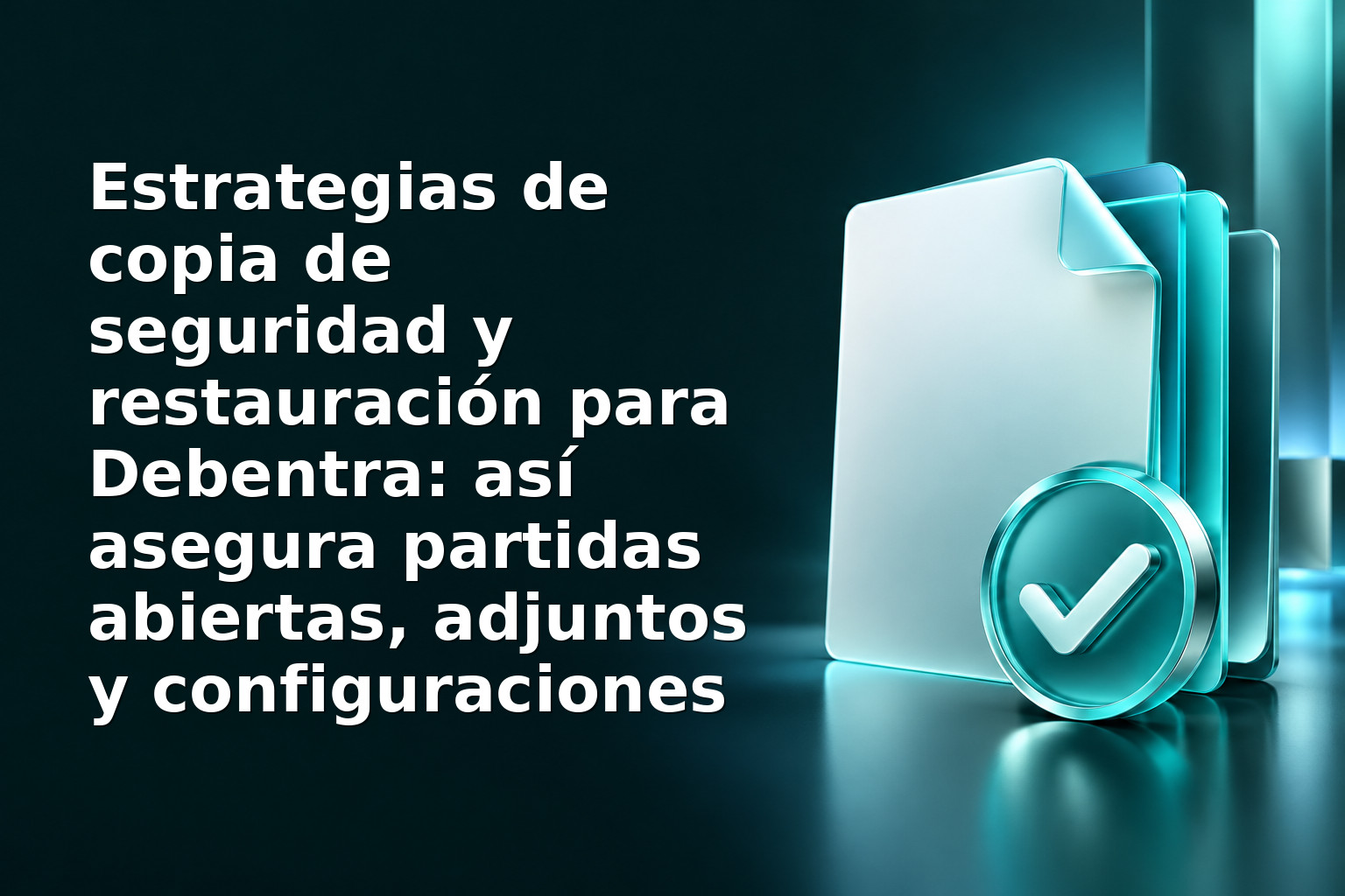 Estrategias de copia de seguridad y restauración para Debentra: así asegura partidas abiertas, adjuntos y configuraciones