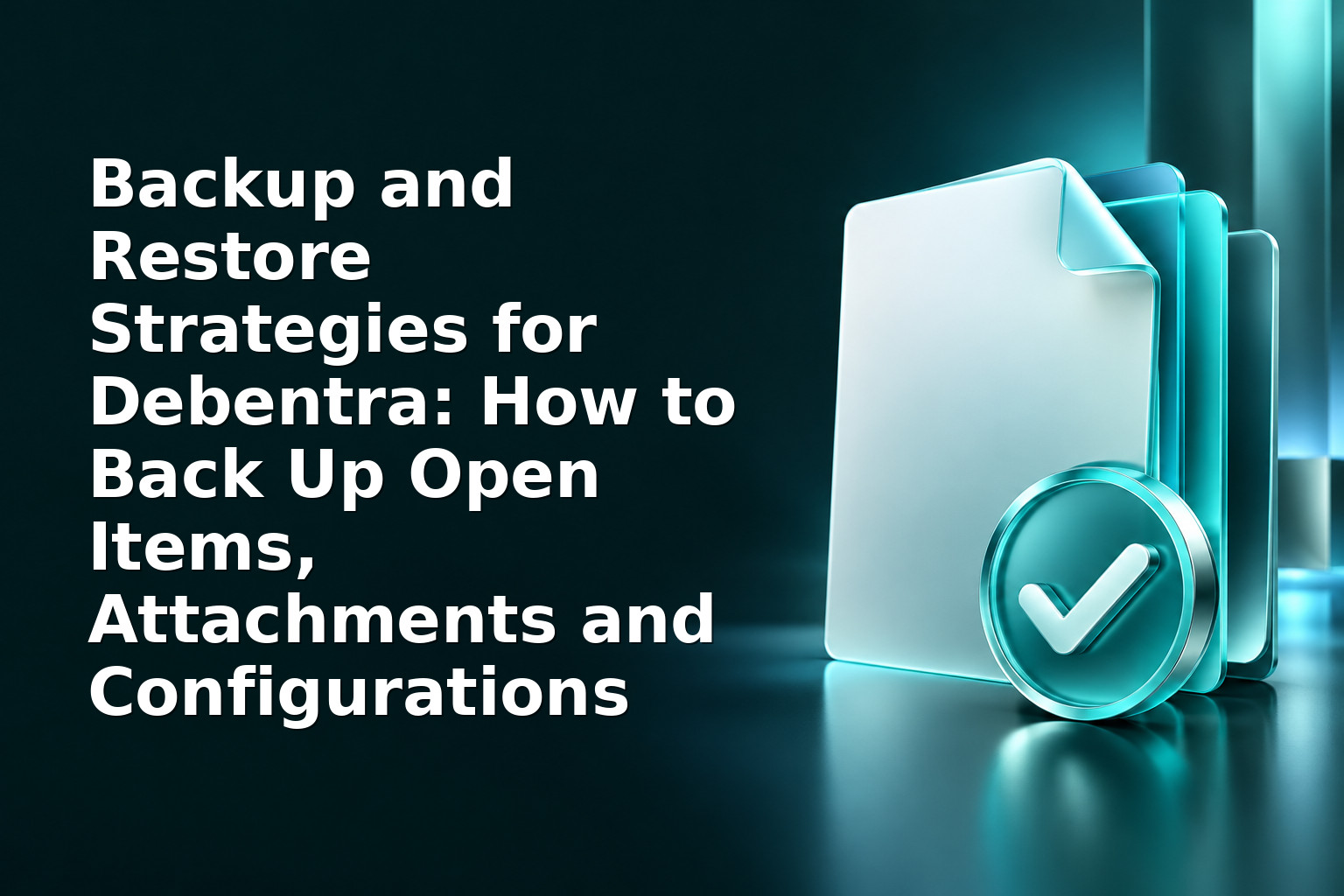 Backup and Restore Strategies for Debentra: How to Back Up Open Items, Attachments and Configurations